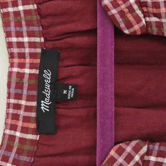 Madewell Seersucker Wrap Mini Dress - Picture 8 of 11